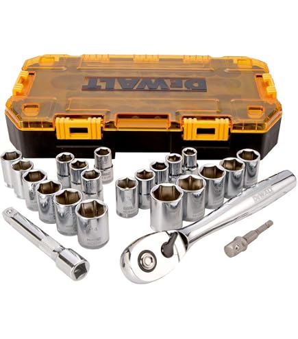 Amazon.com: DEWALT DWMT73811 Tool Kit 1/4'' Drive Deep Socket Set